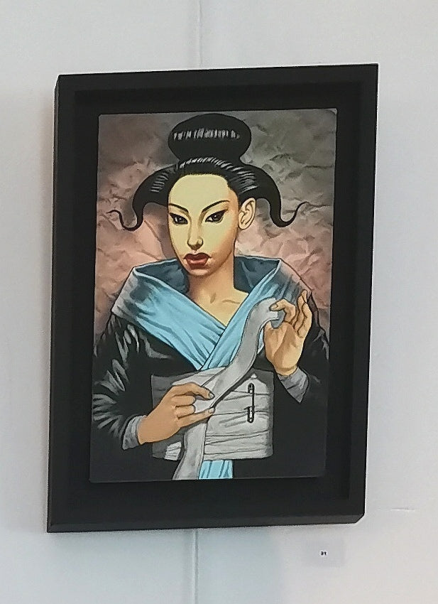 Tirage Dibond® numéroté "La geisha" Format 30X20