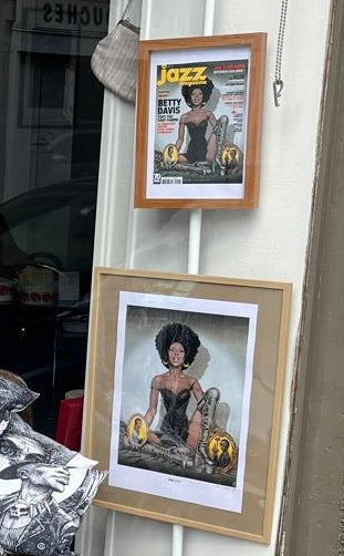 Tirage d'Art numéroté "Betty Davis" Format 60X40