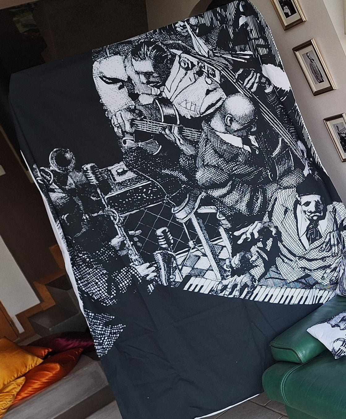 Housse de couette 'Night Jazz Jam" Taille 200X180