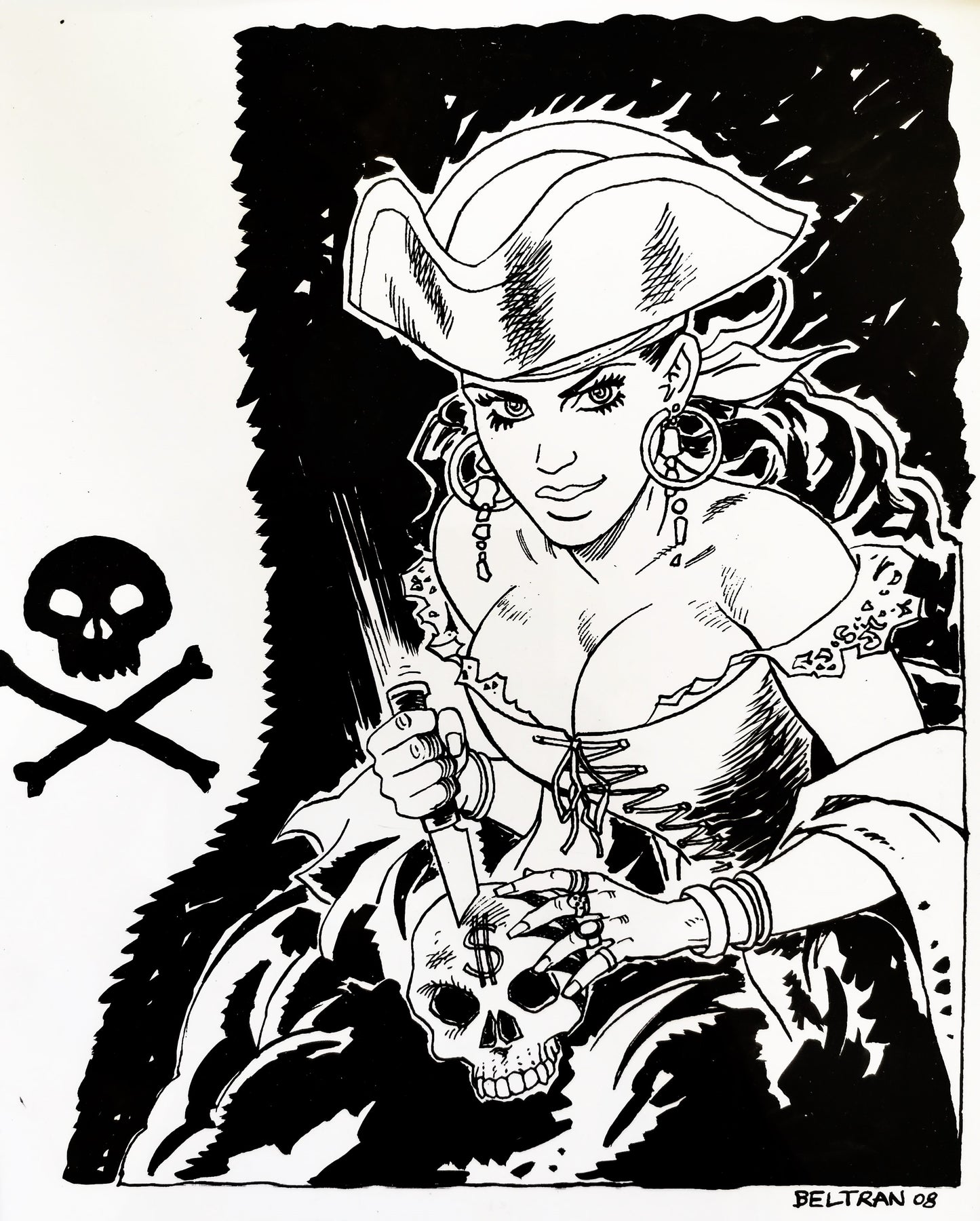 Original "Sea Rob' Lady" Format 30X24