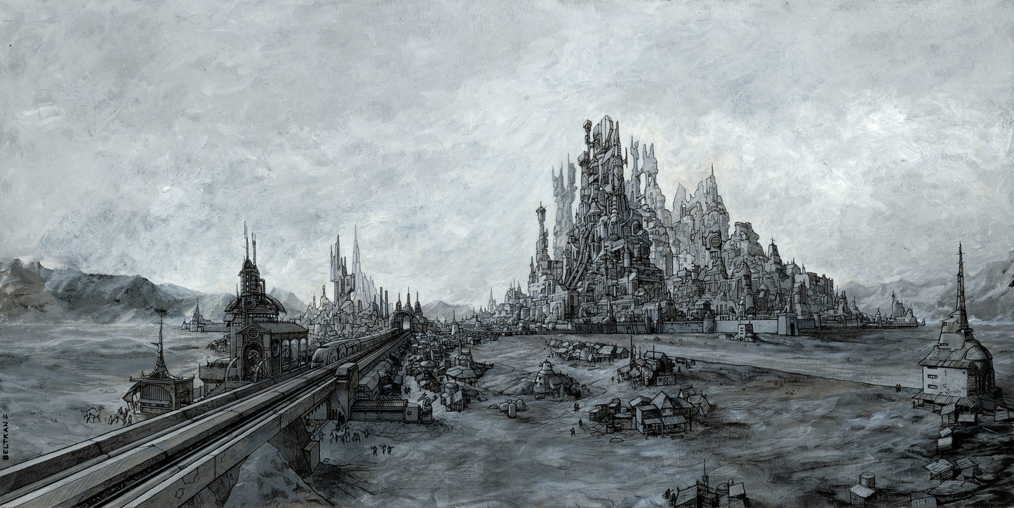 Tirage d'Art numéroté "La cité cathédrale"
