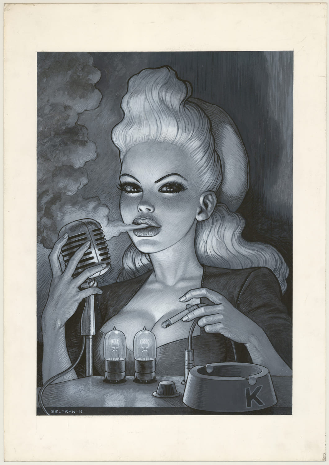 Tirage d'Art numéroté "Lady Konstroy" Format 50X40