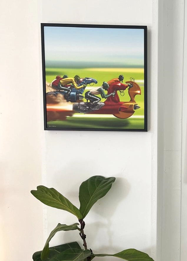 Tirage Dibond® numéroté "Turf" Format 40X40